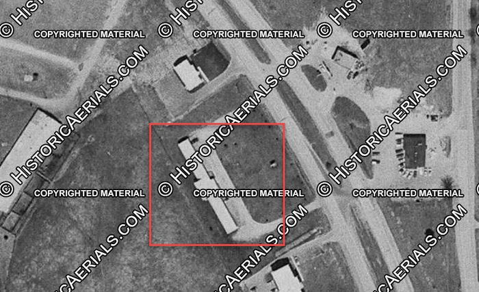 Capri Motel - 1970 Aerial (newer photo)